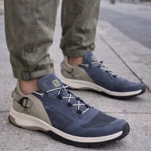 Salomon TA4 Trail Running Shoes Men’s 8.5 Hiking Sneakers Quicklace Like New